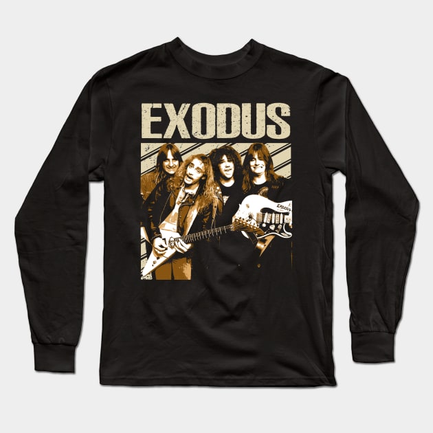 Tempo of Terror Exoduss Thrash Symphony Long Sleeve T-Shirt by HOuseColorFULL